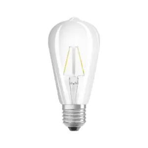 Osram 7W Parathom Clear LED Edison Bulb GLS ES/E27 Very Warm White - 972834