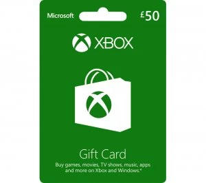 Microsoft Xbox Live Gift Card 50 GBP