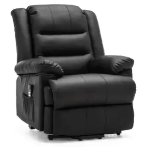 Loxley Electric Dual Motor Rise Recliner - Black