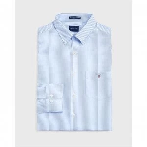 Gant Broadcloth Banker Shirt - Pale Blue