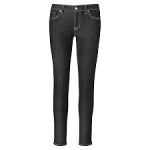 Lauren by Ralph Lauren High-Rise Skinny Ankle 5 Pocket Denim Jeans, Washed Black, Size 8, Women