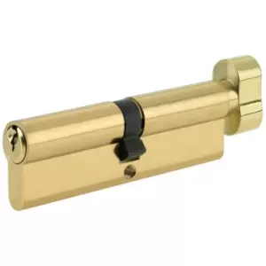 80mm Euro ThumbTurn Cylinder - Polished Brass - Brass - Yale