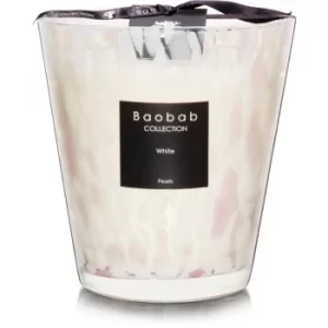 Baobab Pearls White scented candle 16 cm