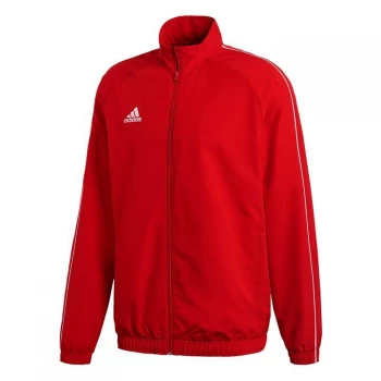 adidas Core 18 Presentation Track Top Mens - Power Red / White