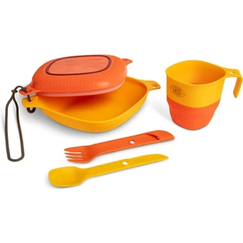 UCO 6 Pce Mess Kit Sunrise - Orange/Yellow