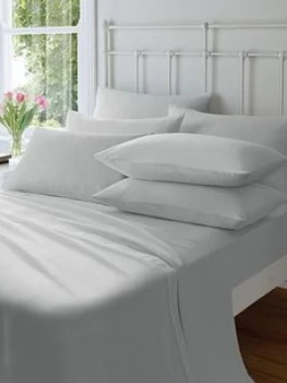 Catherine Lansfield Brushed Cotton Spot Fitted Sheet