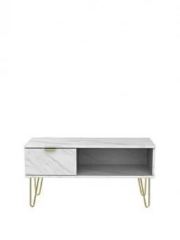 Swift Marbella Ready Assembled Marble Effect Coffee Table