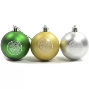 Celtic Three Pack Christmas Baubles