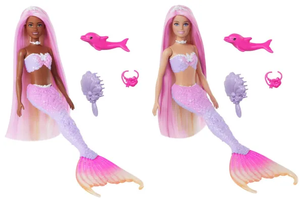 Barbie Malibu Colour Change Mermaid Doll and Accessories