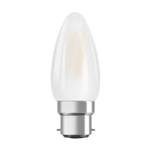 Osram Candle 40W LED Filament Frosted BC Dimmable Bulb