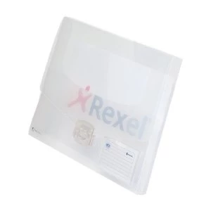 Rexel Ice A4+ Document Box 40mm Spine Clear - 1 x Pack of 10 Document Boxes