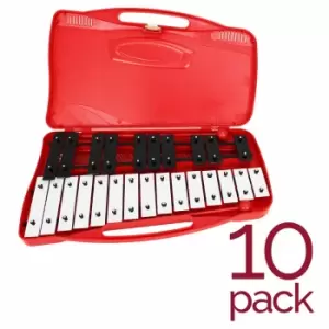 A-Star 25 Note Chromatic Glockenspiel Pack of 10, none