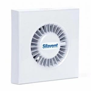 Silavent 4 Axial Extractor Bathroom Wall Ceiling Fan Backdraught Shutter and Timer