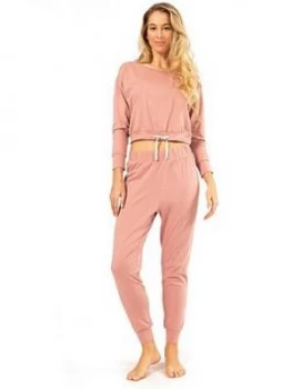 Dorina Tie Waist Pyjama Top - Pink