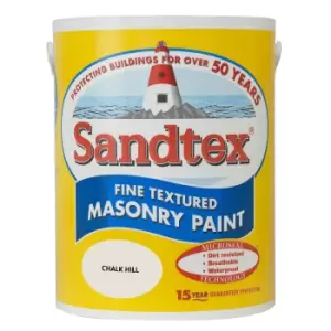 Sandtex Textured Masonry Paint, 5L, Chalk Hill