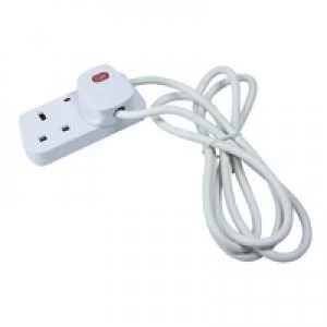 CED CED 2-Way Extension Lead White CEDTS2213M