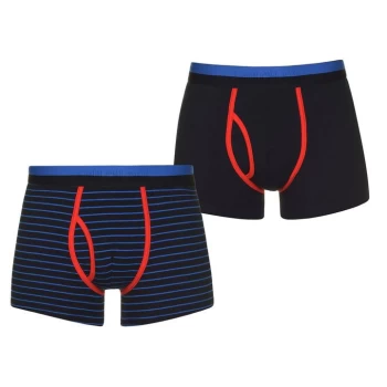 SoulCal 2 Pack Boxers - Navy/Stripe
