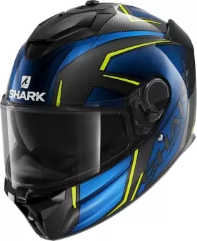 Shark Spartan GT Carbon Kromium Helmet, black-blue, Size S, black-blue, Size S