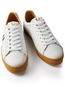 Fred Perry Spencer Leather Trainer - White, Size 12, Men