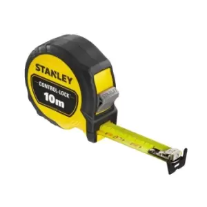 Stanley Control-lock Pocket Tape 10m (Width 25MM) (Metric Only)
