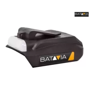 Batavia Battery USB Charging Adapter & Flashlight 18V BAT7064210