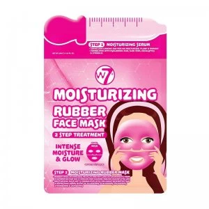 W7 Moisturising 2 Step Treatment Rubber Face Mask