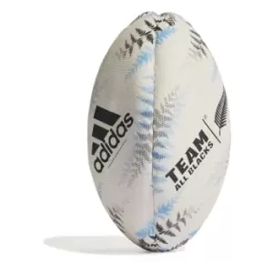 adidas All Blacks Mini Rugby Ball Mens - White