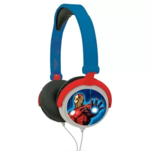 Lexibook HP010AV Avengers Foldable Stereo Headphones with Volume Limiter