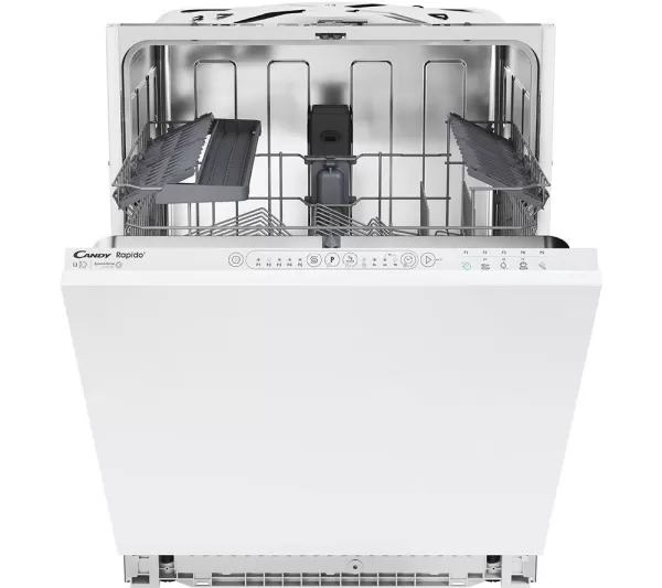 CANDY CI 3E53E0W-80 Full Size Fully Integrated Dishwasher, White