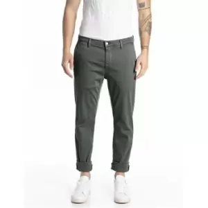 Replay Zeumar Slim Trousers - Green