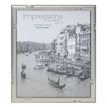 8" x 10" - IMPRESSIONS Aluminium Photo Frame Pewter Finish