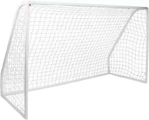 Charles Bentley 12ft X 6ft Plastic Portable Football Goal Inc Net