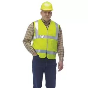 Grafters Hi-Visibility Waistcoat (M) (Fluorescent Yellow) - Fluorescent Yellow