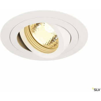 SLV - New Tria Indoor Light, Ceiling Light Socket Inside 11 x 9.3 x 9.3cm (W x D x H) White - White