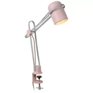 Lucide BASTIN - Clamp Lamp Children - 1xE14 - Pink