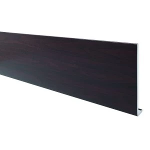 Wickes PVCu Rosewood Fascia Board 9 x 225 x 2500mm