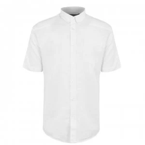 French Connection Connection Linen Shirt Senior - White