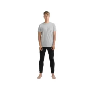 Mantis Mens Superstar Short Sleeve T-Shirt (S) (Charcoal Grey Melange)