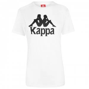 Kappa Estessi T Shirt - White/Black