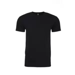 Next Level Adults Unisex CVC Crew Neck T-Shirt (XS) (Black)