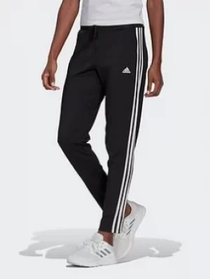 adidas Designed 2 Move 3-stripes 7/8 Joggers, Black/White, Size L, Women