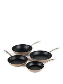 Salter Forged Aluminium Metallic Non-Stick Frying Pan And Stir Fry Pan Set 20Cm, 24Cm And 28Cm