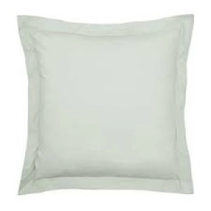 Bedeck of Belfast Light Green Pima Cotton 200 Thread Count 'Navah' Square Oxford Pillow Case