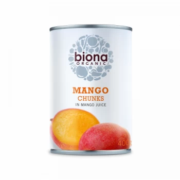 Biona Mango Chunks In Mango Juice - 400g x 6