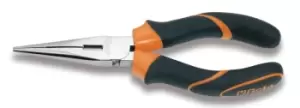 Beta Tools 1166BM Long Knurled Needle Nose Pliers Bi-Material160mm 011660036
