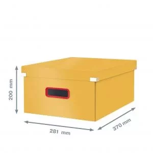 LEITZ Storage Box C&S Cosy Large warm yellow