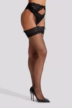 Lace Top Fishnet Stocking