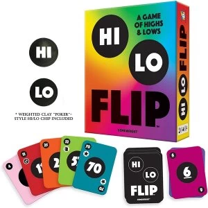 Hi Lo Flip Card Game