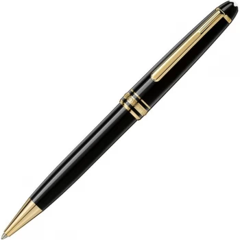 Mont Blanc - Meisterstuck Gold-coated Classique Ballpoint Pen - Ballpoint Pens - Black