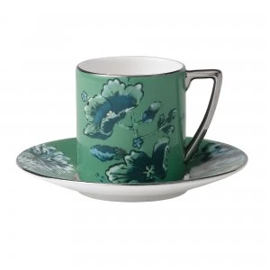 Wedgwood Chinoiserie Green Espresso Cup Green